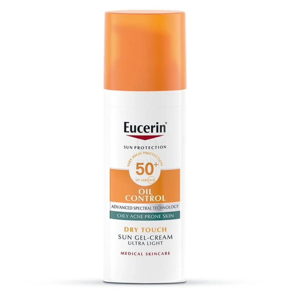 Eucerin Sun Oil Control Dry Touch, kremni gel za zaščito obraza - ZF50+ (50 ml)